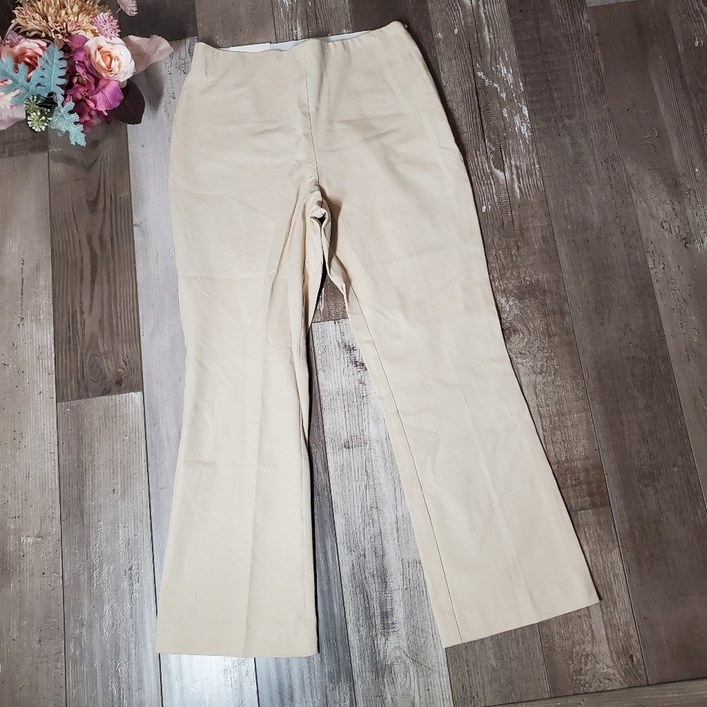 NWT a new day Kick Flare Highest Rise Chino Dress Pants Women's Size 6R Beige - Picture 15 of 16